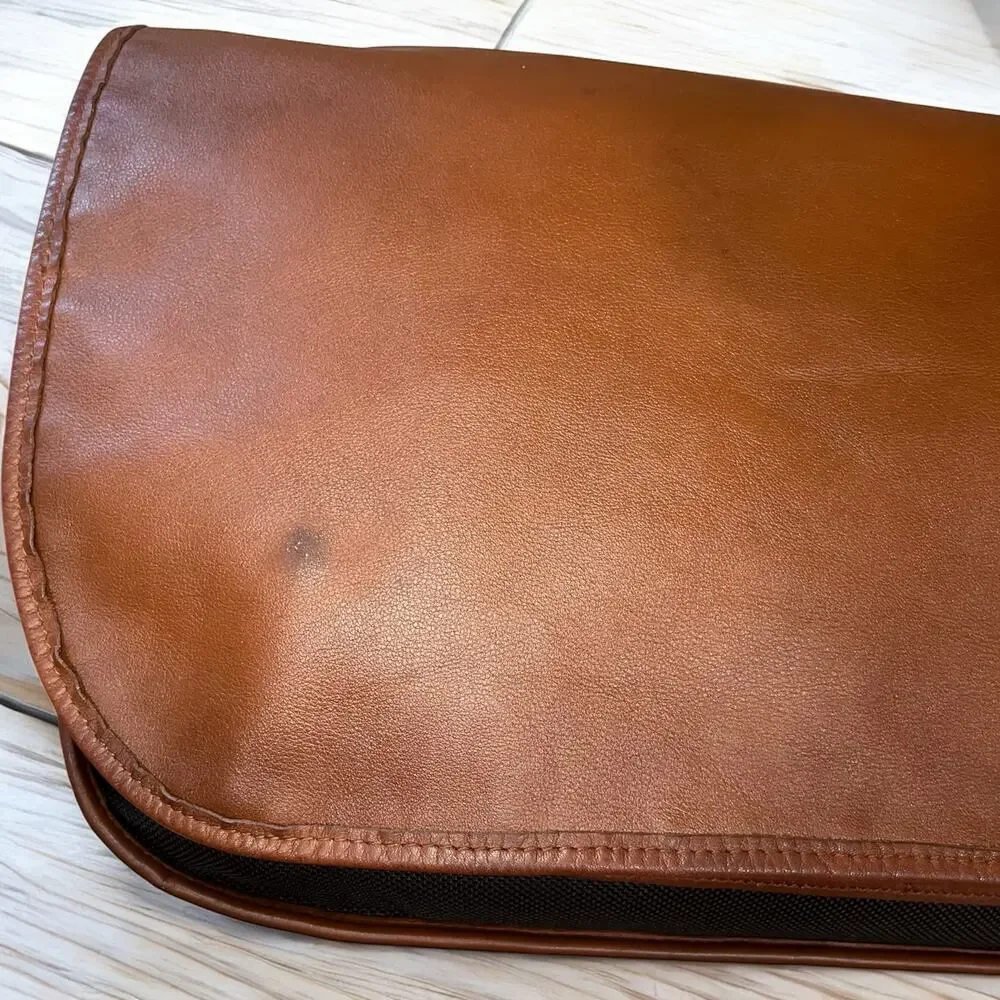 Vintage Coach 688 100th Anniversary US Olympic Leather & Nylon Messenger Bag